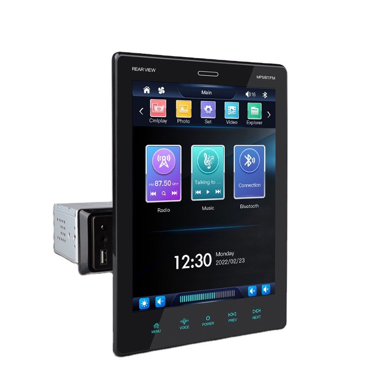 Hengmao 9.5Inch Car MP5 Player IPS Touch Screen 1 Din Multimedia Stereo Smart BT Voice HD Movie FM Car Radio
